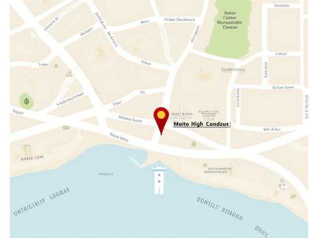 Map of Kensington showing The Muffin Post location